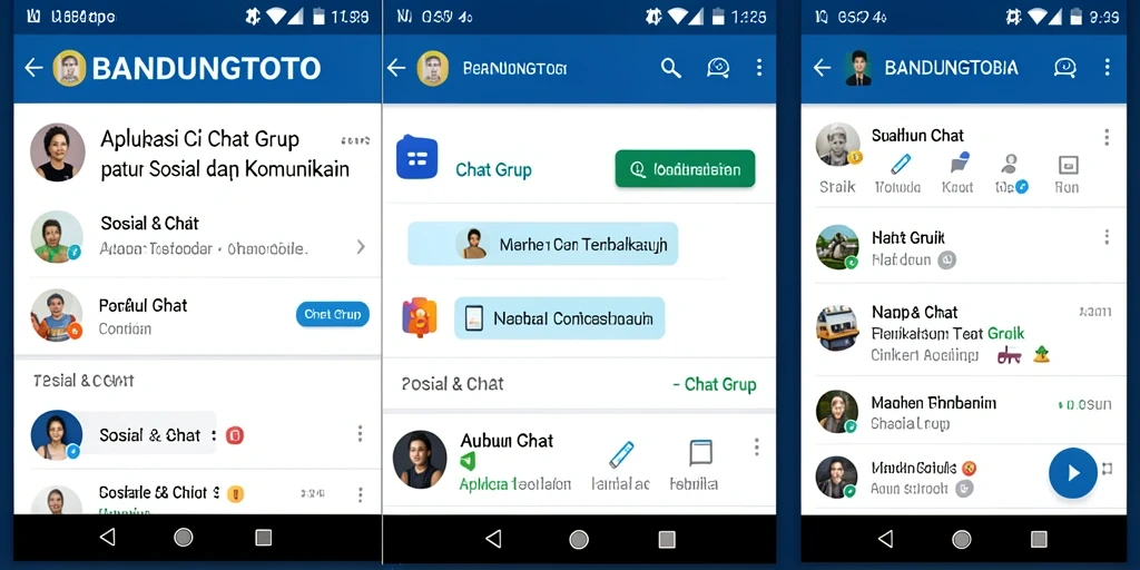 Antarmuka BANDUNGTOTO yang user-friendly dalam Chat Grup.
