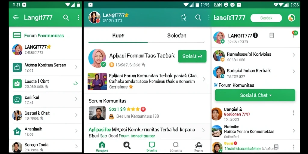 Antarmuka pengguna LANGIT777 yang intuitif dan menarik.