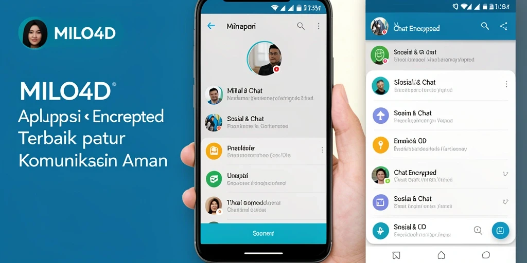 Tampilan antarmuka <strong>MILO4D</strong> yang modern dan mudah digunakan untuk chatting.